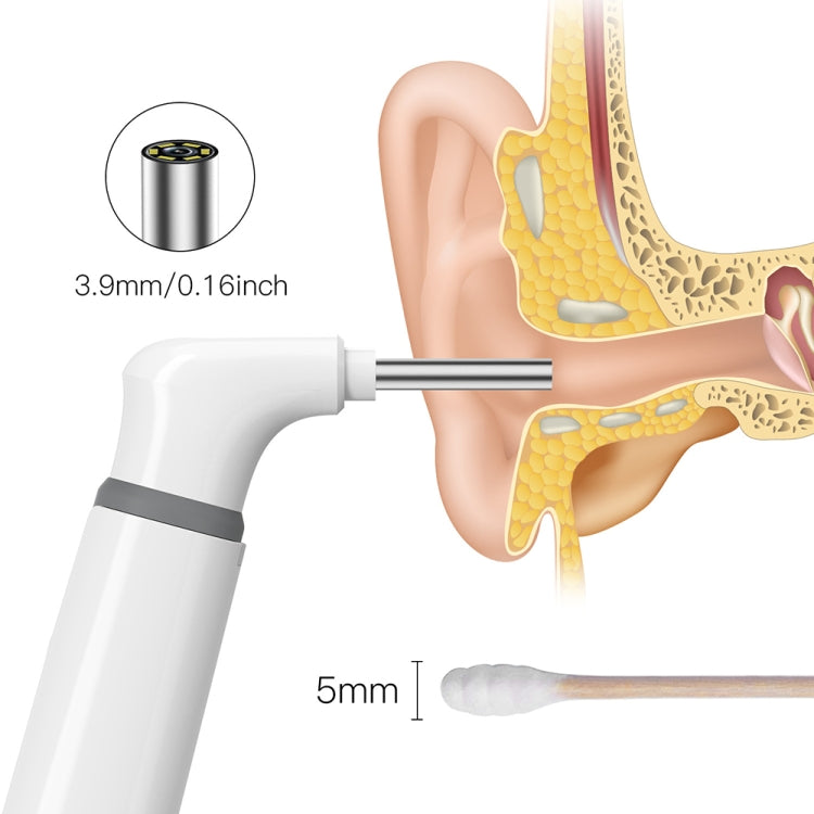 TESLONG SA39W 3.9mm Camera Lens WiFi Smart Visual Ear Scoop(SA39W) - Ear Care Tools by TESLONG | Online Shopping South Africa | PMC Jewellery