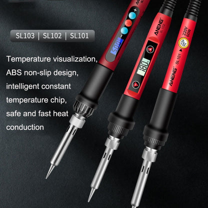 ANENG SL102 24pcs/set Digital Thermostat Household Constant Temperature Soldering Iron Set 60W Internal Heat Welding Tool Kit(EU Plug) - Electric Soldering Iron by ANENG | Online Shopping South Africa | PMC Jewellery | Buy Now Pay Later Mobicred