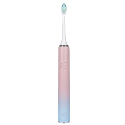 Boorui BR-X7 Smart USB Electric Adults Toothbrush Gradient Oral Hygiene Ultrasonic Toothbrush(Pink) - Toothbrushes by Boorui | Online Shopping South Africa | PMC Jewellery | Buy Now Pay Later Mobicred