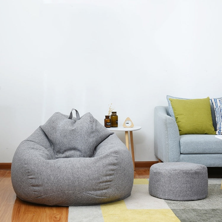 Lazy Sofa Bean Bag Chair Fabric Cover, Size: Large(Sky Blue) - free shipping - PMC TechLife - Order now!