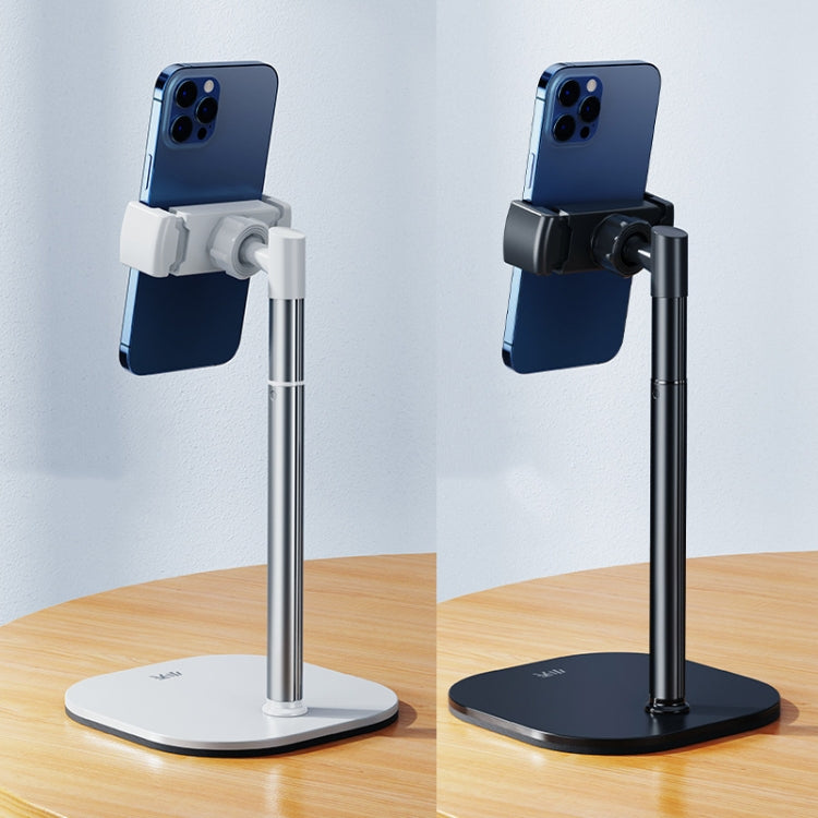 SSKY B09 Live Broadcast Desktop Aluminum Alloy Telescopic Phone Bracket(White) - Desktop Holder by SSKY | Online Shopping South Africa | PMC TechLife | Buy Now Pay Later Mobicred