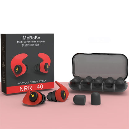 Anti-noise Sleep Earplugs Soundproof Earplugs(Red) - Ear Care Tools by PMC Jewellery | Online Shopping South Africa | PMC Jewellery