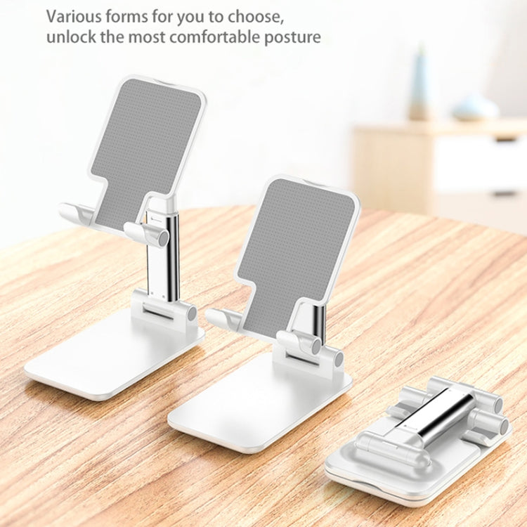 SSKY X5 Desktop Phone Live Foldable Tablet Bracket, Style: Double Rod Phone Version (White) - free shipping - PMC TechLife - Order now!