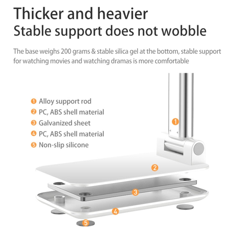 SSKY X5 Desktop Phone Live Foldable Tablet Bracket, Style: Double Rod Phone Version (Black) - free shipping - PMC TechLife - Order now!