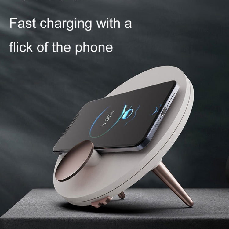 I-mu K1 15W Quick Charge Phone Wireless Charger Touch To Adjust The LED Night Light - Wireless Charger by PMC Jewellery | Online Shopping South Africa | PMC Jewellery