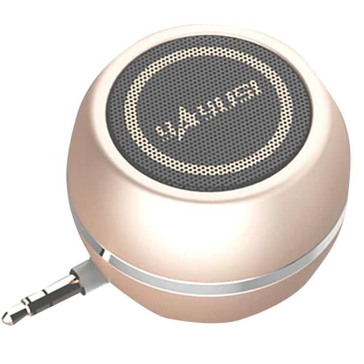 Yayusi A5 Mobile Phone Computer Plug In Audio Mini External Speaker, Color: Local Gold - Mini Speaker by Yayusi | Online Shopping South Africa | PMC Jewellery