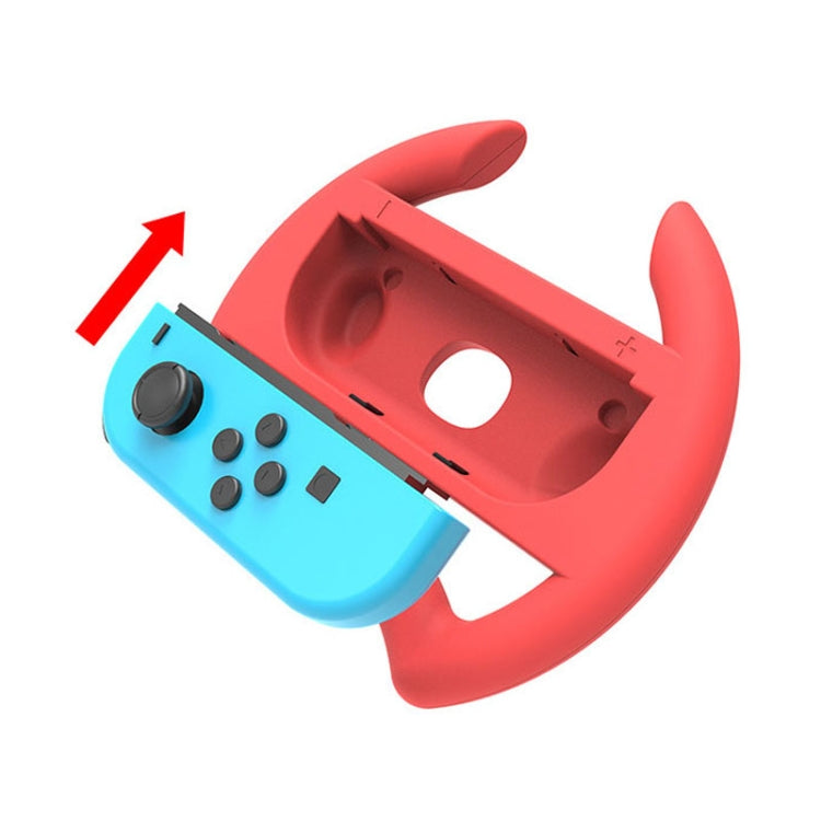 For Nintendo Switch IPLAY HBS-412 Gamepad Steering Wheel Gamepad Accessories(Red Blue) - Cases by PMC Jewellery | Online Shopping South Africa | PMC Jewellery