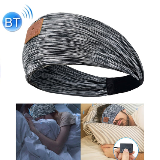 Bluetooth Wireless Headband Quick Drying Sleeping Headphones with HD Speakers(Stripe Black) - Eye Masks by PMC Jewellery | Online Shopping South Africa | PMC Jewellery