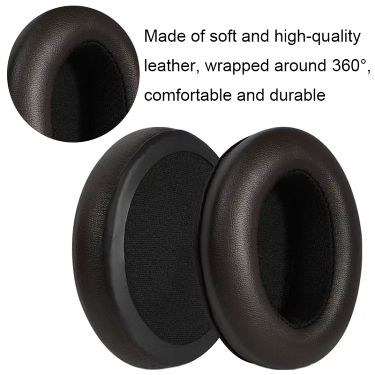 For Sennheiser Momentum 1pair Soft Comfortable Headset Sponge Cover, Color: Brown Lambskin - Earmuff & Pad by PMC Jewellery | Online Shopping South Africa | PMC Jewellery