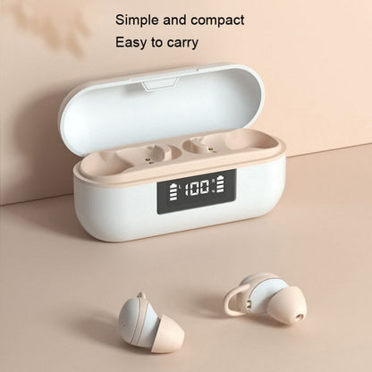 X999 Mini Wireless Noise Reduction With Digital Display Charging Bin Bluetooth Earphone(White) - Bluetooth Earphone by PMC Jewellery | Online Shopping South Africa | PMC Jewellery