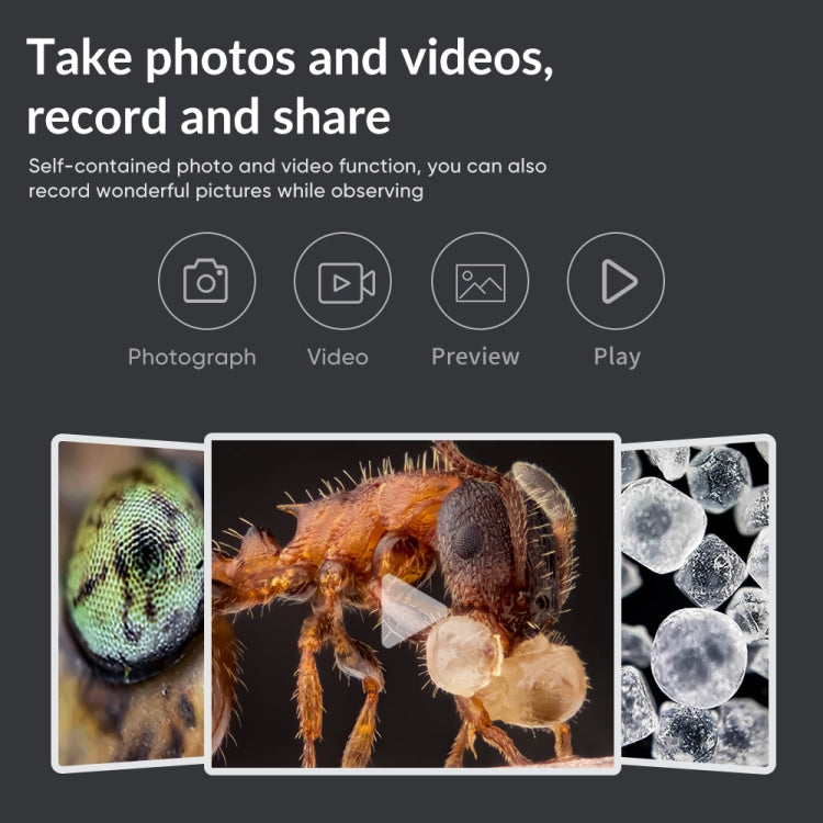 Apexel APL-MS008 Circuit Board Detection Amplification Delay Photography HD Microscopic Lens With Screen(Black) - free shipping - PMC TechLife - Order now!