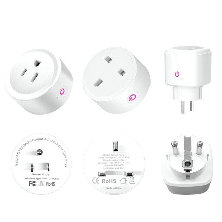 Tuya Smart App Wifi Smart Socket Phone Remote Timing Voice Switch Supports Alexa UK Plug, Style: 16A Power Model - Smart Socket by PMC TechLife | Online Shopping South Africa | PMC TechLife