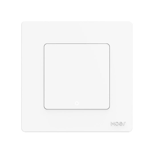 Tuya ZigBee Smart Single-fire Zero-fire Sharing Timing Voice Wall Switch EU Plug, Style: 1 Way (White Scene Casual Post) - Smart Switch by PMC Jewellery | Online Shopping South Africa | PMC Jewellery