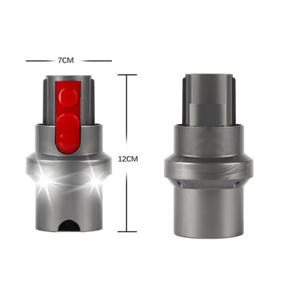 For Dyson V7 V8 V10 V11 V15 Vacuum Cleaner Suction Head Adapter with LED Light - Dyson Accessories by PMC Jewellery | Online Shopping South Africa | PMC Jewellery