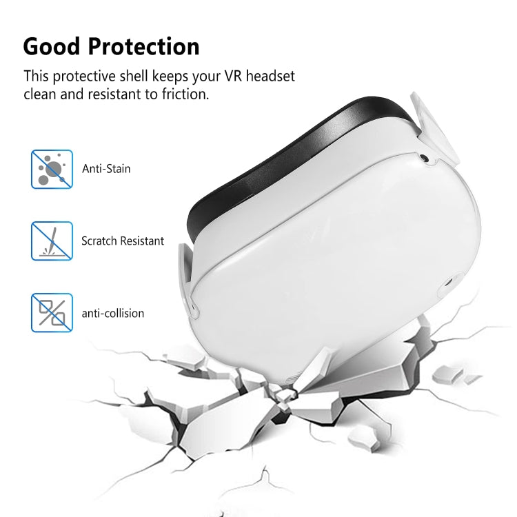 For Oculus Quest 2 VR Front Cover Protective Face Shell(Transparent) -  by PMC TechLife | Online Shopping South Africa | PMC TechLife