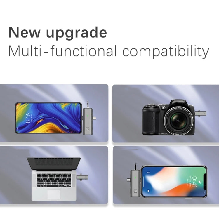 S17 Wireless  3 In 1 Lavalier MIC For Phone SLR Camera Loudspeaker ,Spec:  1 Drag Two Full Black - Microphone by PMC TechLife | Online Shopping South Africa | PMC TechLife | Buy Now Pay Later Mobicred