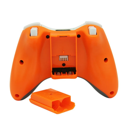 For Microsoft Xbox 360 / PC XB13 Dual Vibration Wireless 2.4G Gamepad With Receiver(Orange) - Gamepad by PMC Jewellery | Online Shopping South Africa | PMC Jewellery