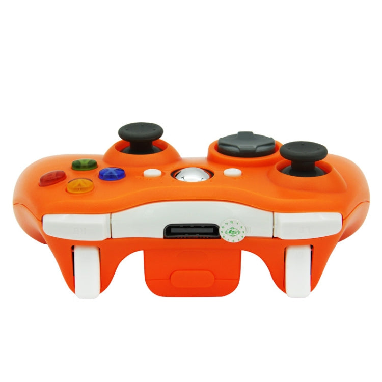 For Microsoft Xbox 360 / PC XB13 Dual Vibration Wireless 2.4G Gamepad With Receiver(Orange) - Gamepad by PMC Jewellery | Online Shopping South Africa | PMC Jewellery