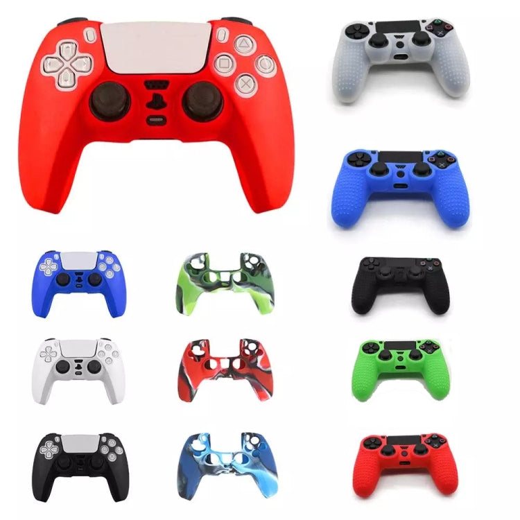 For PS5 Controller Silicone Case Protective Cover, Product color: Camouflage Blue - Cases by PMC Jewellery | Online Shopping South Africa | PMC Jewellery