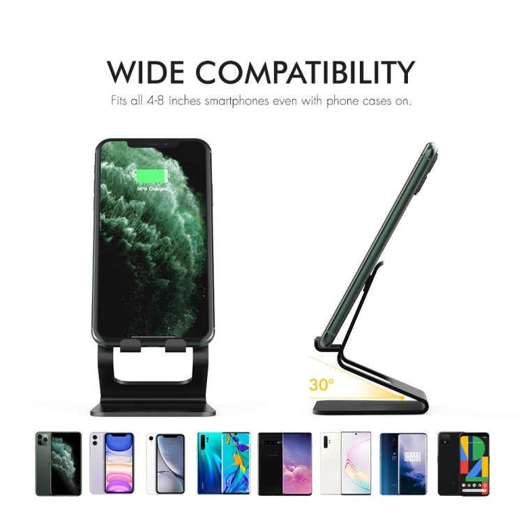 AhaStyle ST02 Mobile Phone Aluminum Alloy Fixed Bracket Storage Charging Base(Rose Gold) - Desktop Holder by AhaStyle | Online Shopping South Africa | PMC TechLife | Buy Now Pay Later Mobicred