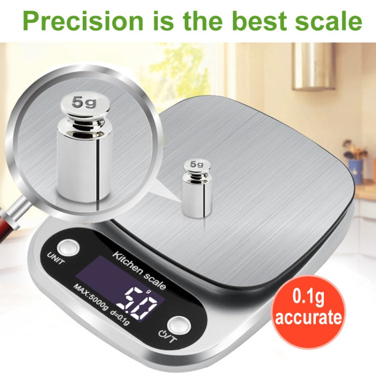 Small Multifunctional Kitchen High Precision Electronic Scale LCD Digital Display Food Scale, Model: 10kg/ 1g - Kitchen Scales by PMC Jewellery | Online Shopping South Africa | PMC Jewellery