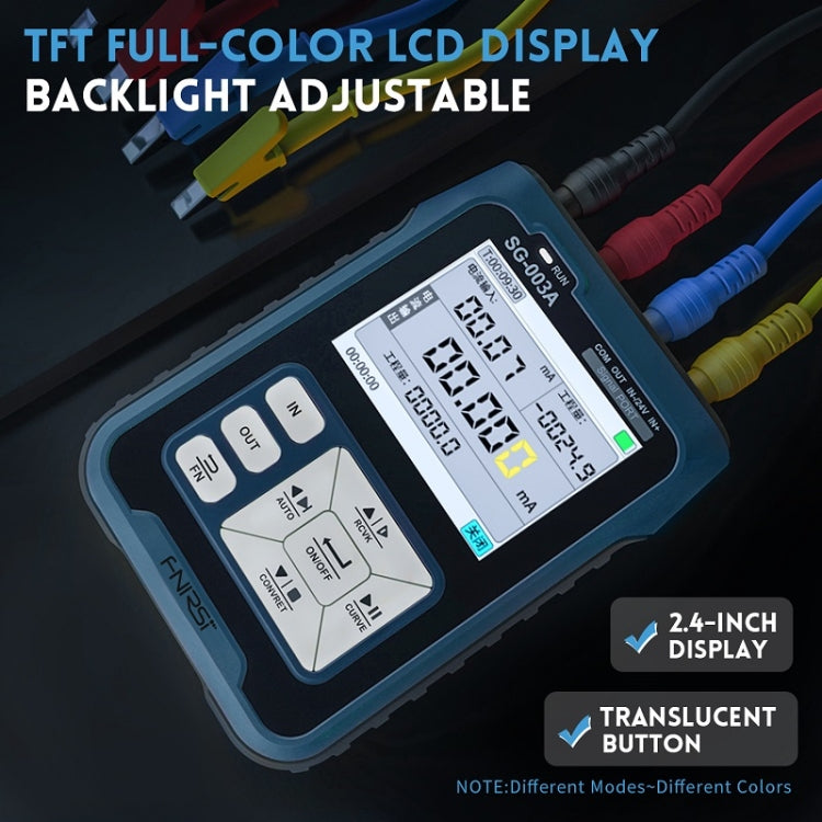 FNIRSI SG-003A Multifunctional PWM Signal Generator 4-20ma Voltage Current Calibrator, EU Plug(Blue) - free shipping - PMC TechLife - Order now!