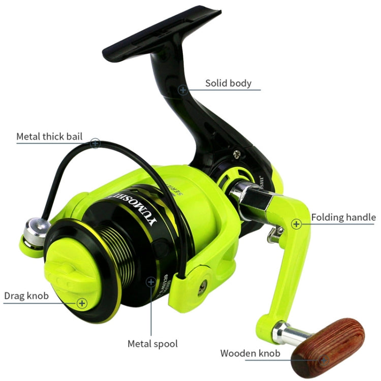 YUMOSHI OE2000 Spinning Wheel Metal Wire Cup Fishing Wheel - free shipping - PMC TechLife - Order now!