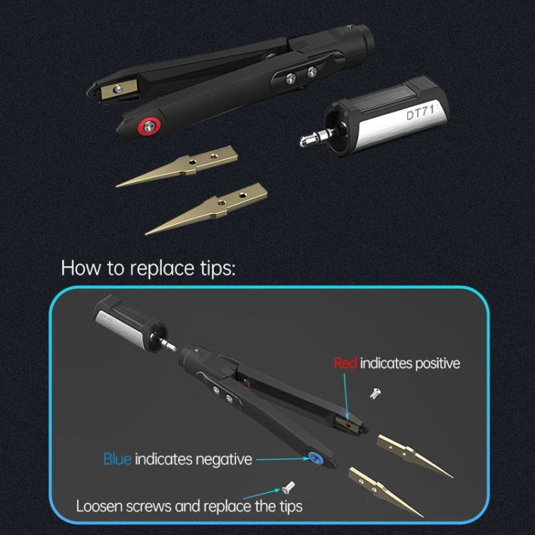 MINIWARE DT71 Measuring Digital Tweezers Signal Generator Multimeter - free shipping - PMC TechLife - Order now!