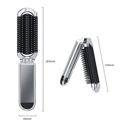 2 in 1 Massage Air Cushion Comb Mirror Integrated Comb Portable Folding Comb - Combs by PMC Jewellery | Online Shopping South Africa | PMC Jewellery