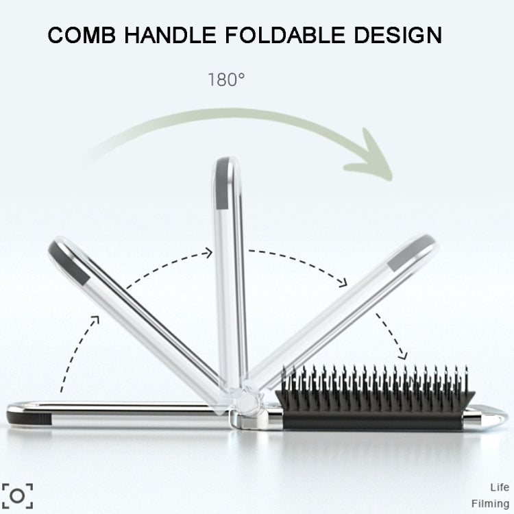 2 in 1 Massage Air Cushion Comb Mirror Integrated Comb Portable Folding Comb - Combs by PMC Jewellery | Online Shopping South Africa | PMC Jewellery