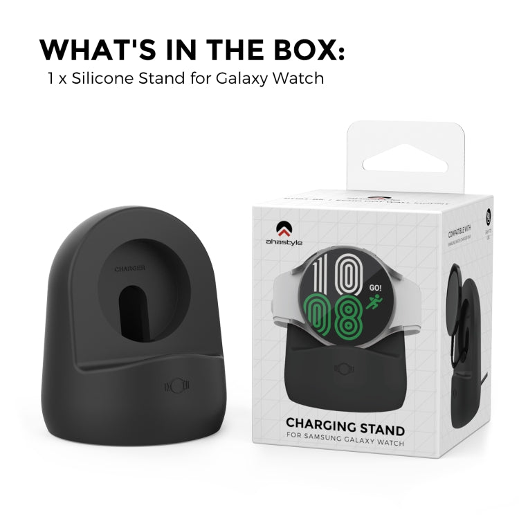 AhaStyle PT181 Watch Silicone Charging Stand For Galaxy Watch 3 / 4 / Active / Active 2(White) - free shipping - PMC TechLife - Order now!