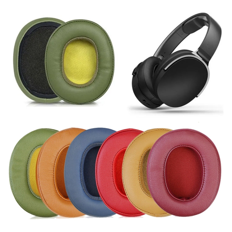 For Skullcandy Crusher 3.0 Wireless/ Crusher Evo /Crusher ANC/ Hesh 3 /VENUE Headphone 2pcs Ear Pads(Army Green) - Earmuff & Pad by PMC Jewellery | Online Shopping South Africa | PMC Jewellery