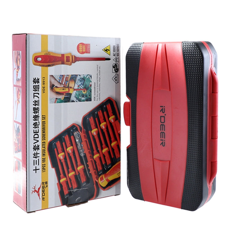 RDEER VDE-9913 13 In 1 Insulated Screwdriver Set Screwdriver Electrician Tools - free shipping - PMC TechLife - Order now!