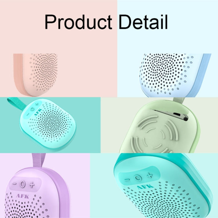 AFK BT-513 TWS Mini Portable RGB Light Bluetooth Speaker 3D Sound Effect Waterproof Bluetooth Audio(Blue) - Mini Speaker by AFK | Online Shopping South Africa | PMC TechLife | Buy Now Pay Later Mobicred