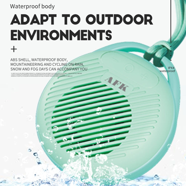 AFK BT-515 TWS Mini 3D Sound Effect Bluetooth Speaker Portable Waterproof RGB Light Audio(Lake Blue) - Mini Speaker by AFK | Online Shopping South Africa | PMC TechLife | Buy Now Pay Later Mobicred