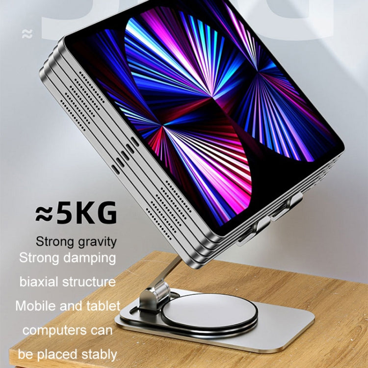 Desktop 360-degree Rotating Foldable Mobile Phone Holder, Color: Metal Purple - Desktop Holder by PMC TechLife | Online Shopping South Africa | PMC TechLife