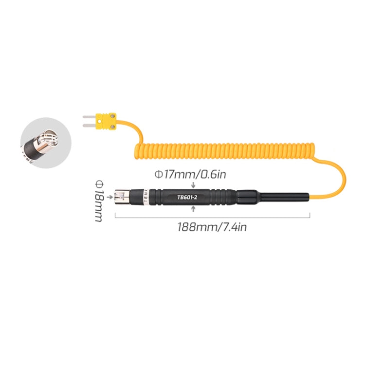 TASI TB601-2 Surface Probe K-Type Probe Use With Thermometer - Thermostat & Thermometer by TASI | Online Shopping South Africa | PMC TechLife | Buy Now Pay Later Mobicred