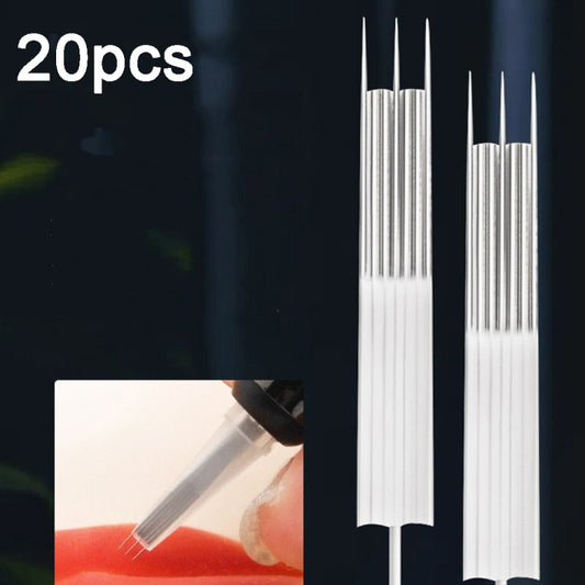 20pcs  Without Scab 0.35 x 50mm Disposable Tattoo Needles Agujas Microblading Permanent Makeup Machine Needle - Tools by PMC Jewellery | Online Shopping South Africa | PMC Jewellery