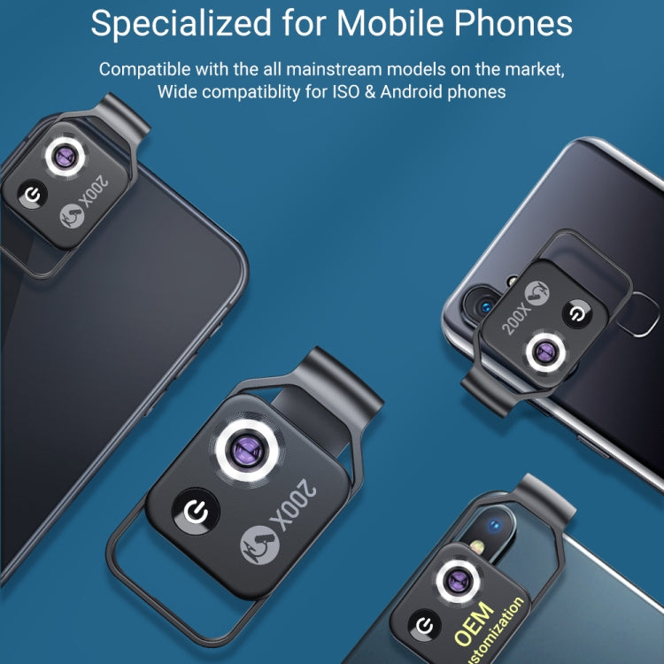 APEXEL APL-MS002CWH 200x High-Definition Children Science Education Microphone Lens With CPL(White) - free shipping - PMC TechLife - Order now!