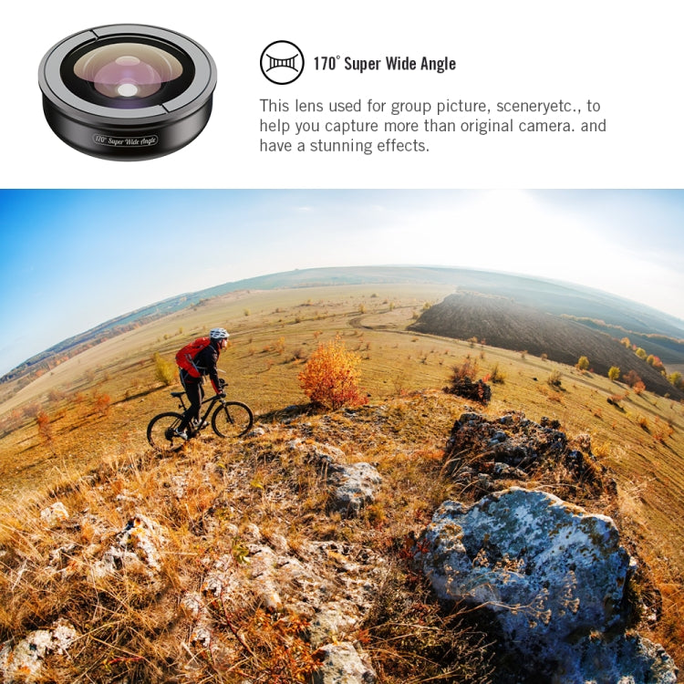 APEXEL APL-HB5 5 in 1 Wide Angle Macro Fisheye HD External Mobile Phone Lens(Set) - free shipping - PMC TechLife - Order now!