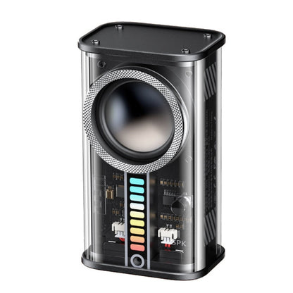 REMAX RB-M68 Transparent Mecha Wireless Bluetooth Speaker Desktop Small Speaker(Black) - Mini Speaker by REMAX | Online Shopping South Africa | PMC Jewellery