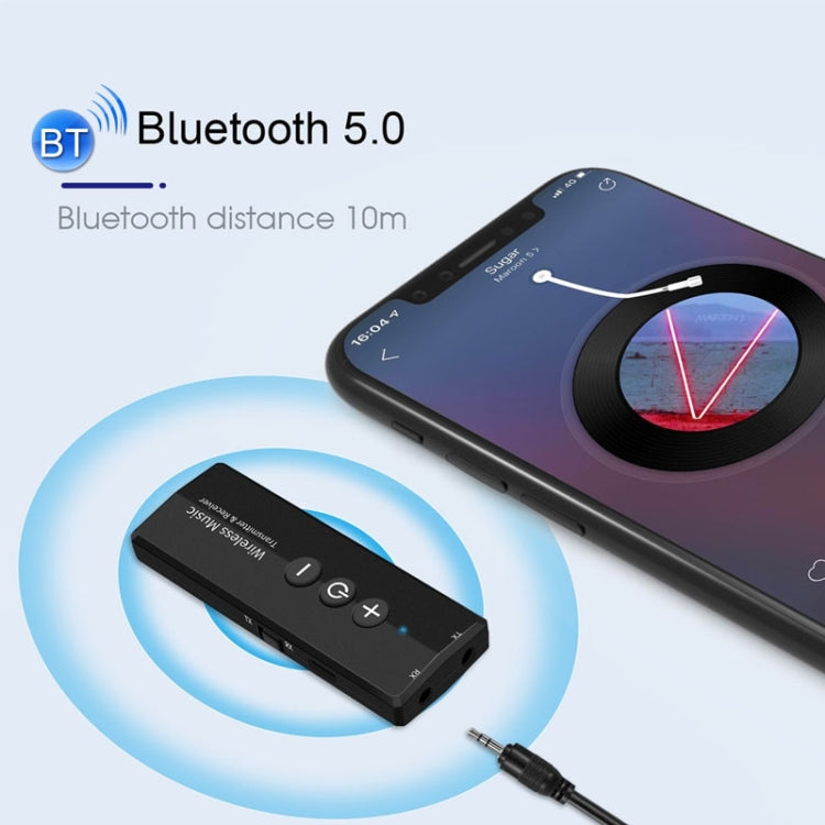 3 In 1 Bluetooth 5.0 Adapter TV Computer Wireless Audio Receiving Transmitter - Audio Receiver Transmitter by PMC Jewellery | Online Shopping South Africa | PMC Jewellery