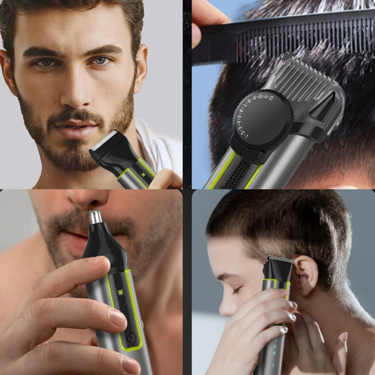 IPX5 Waterproof Men Multi-Functional Barber 4 In 1 Shaver Nose Hair Set USB Charging Push - Hair Trimmer by PMC Jewellery | Online Shopping South Africa | PMC Jewellery