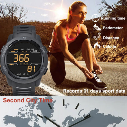 Calorie Pedometer Alarm Clock Waterproof Multifunctional Mountain Sports Shockproof Smartwatch(Red) - LED Digital Watches by PMC Jewellery | Online Shopping South Africa | PMC Jewellery