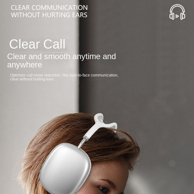 Wireless Bluetooth Headphones Noise Reduction Stereo Gaming Headset(Silver) - Headset & Headphone by PMC TechLife | Online Shopping South Africa | PMC TechLife