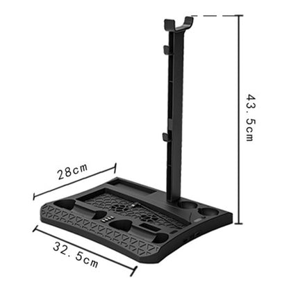 iplay HBP-270 For Sony PS5 Multifunctional Host Heat Dissipation Charging Base with Storage Rack(Black) - Charger & Power by iplay | Online Shopping South Africa | PMC Jewellery