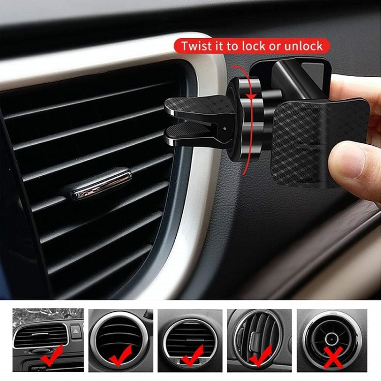 360-degree Rotating Car Air Outlet Multi-functional Mobile Phone Holder(Black) - free shipping - PMC TechLife - Order now!