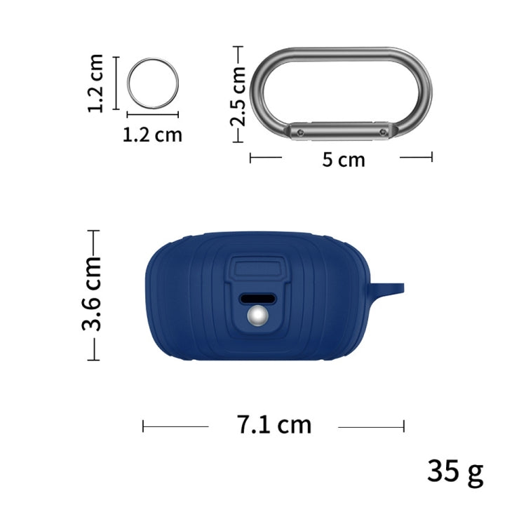 For EarFun Air Pro 3 Silicone Earphone Dustproof Storage Case(Blue) - Other Earphone Case by PMC Jewellery | Online Shopping South Africa | PMC Jewellery