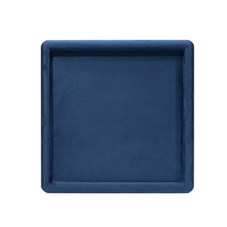 25x25x1.8cm Jewelry Tray Ring Square Empty Plate Earrings Necklace Jewelry Display Tray(Blue) - Jewelry Storages by PMC Jewellery | Online Shopping South Africa | PMC Jewellery