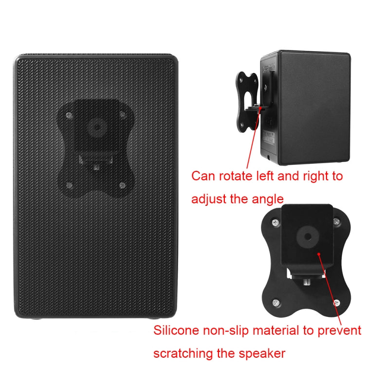 For Samsung SWA-9500S / XZ Home Bluetooth Speaker Metal Wall Mount Bracket(Black) - Speaker Bracket by PMC TechLife | Online Shopping South Africa | PMC TechLife
